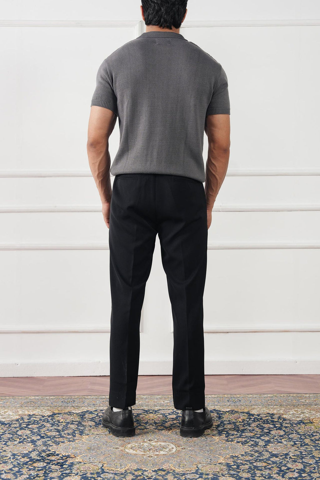 Cable Knit Polo Shirt (MKP-02)