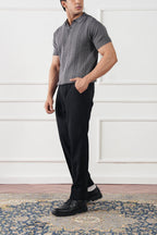 Cable Knit Polo Shirt (MKP-02)