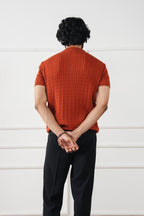 Cable Knit Polo Shirt (MKP-05)