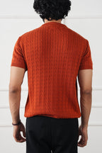 Cable Knit Polo Shirt (MKP-05)