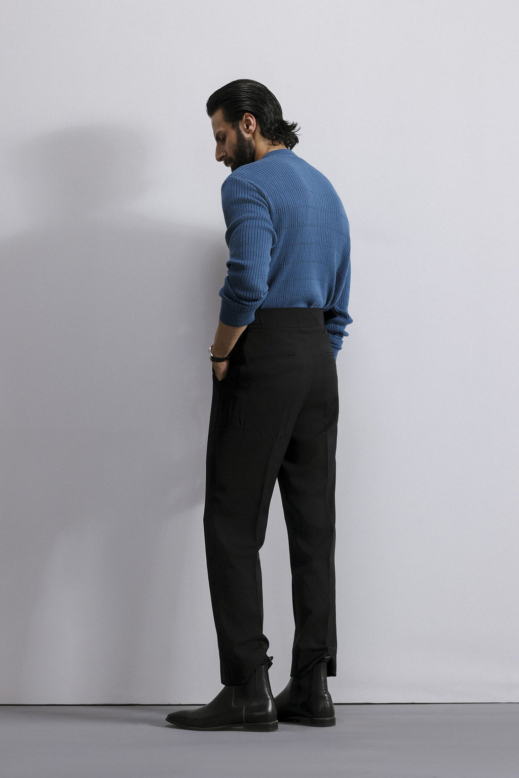Cable Knit Polo Sweater