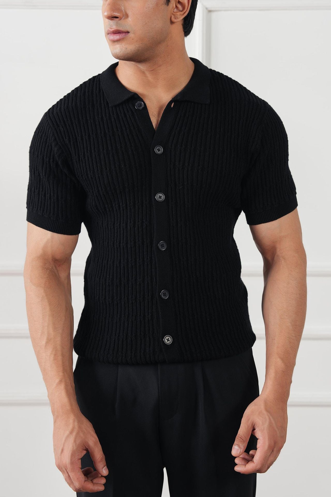 Cable Knit Shirt (MKB-01)