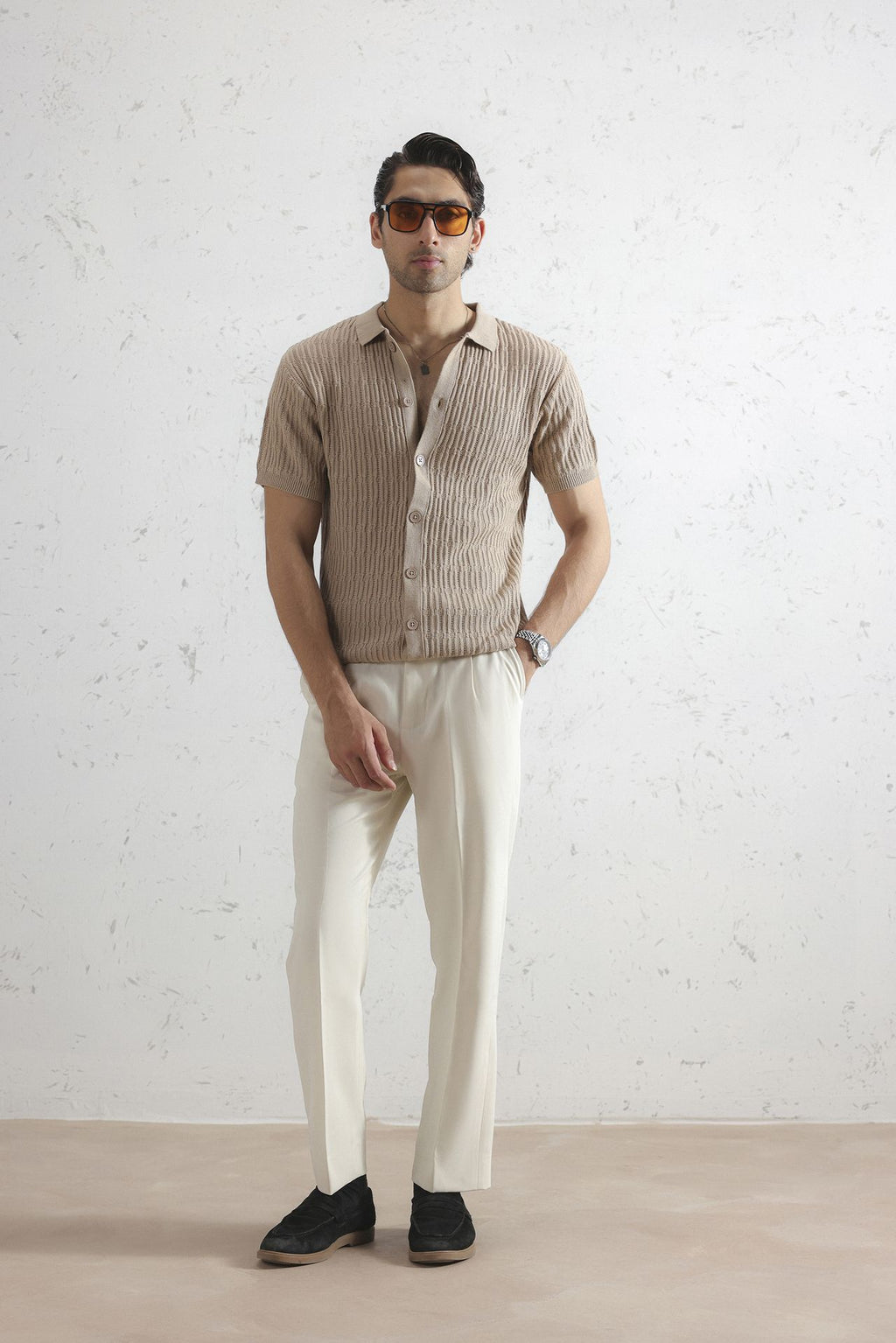 Cable Knit Shirt (MKB-02)