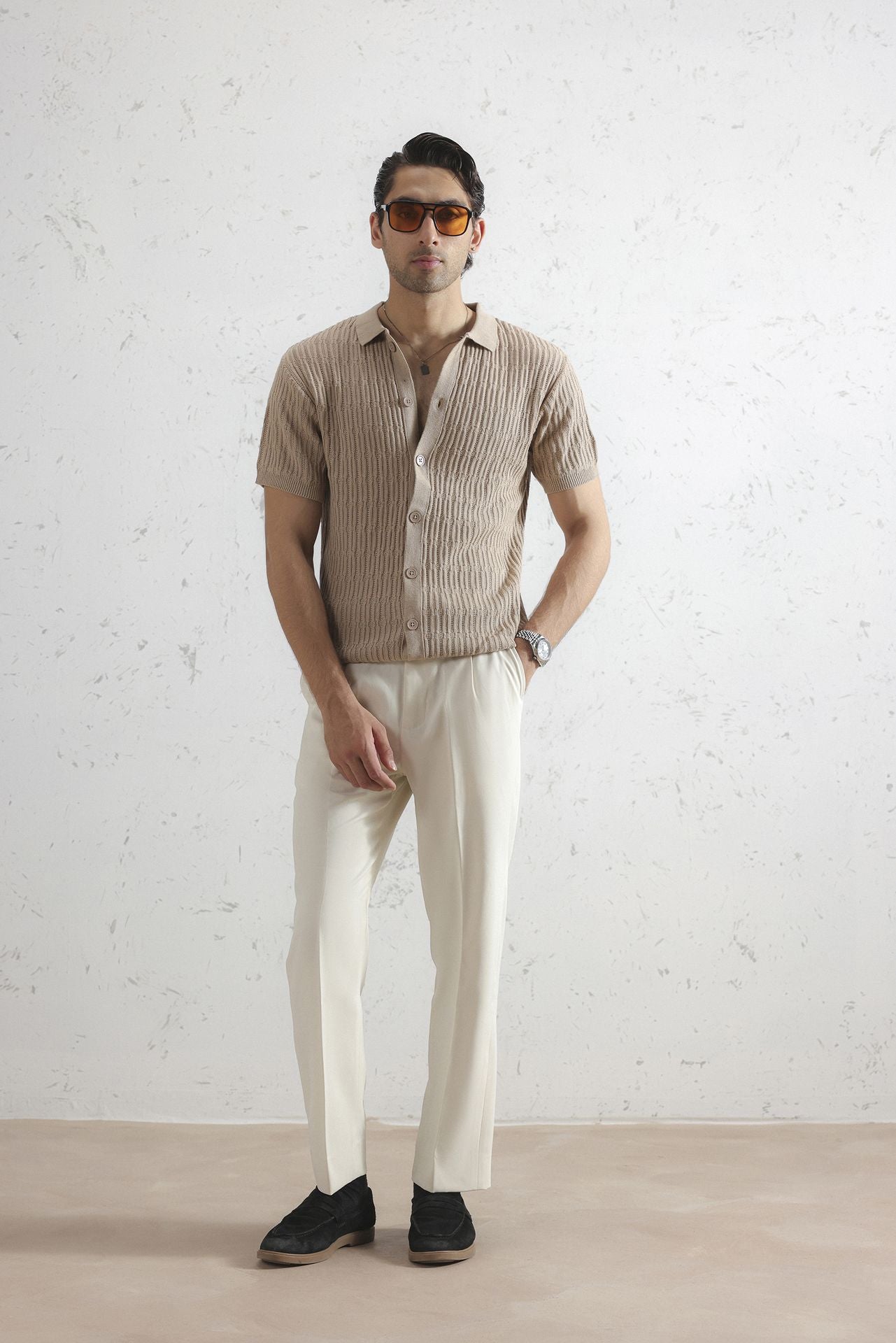 Cable Knit Shirt (MKB-02)