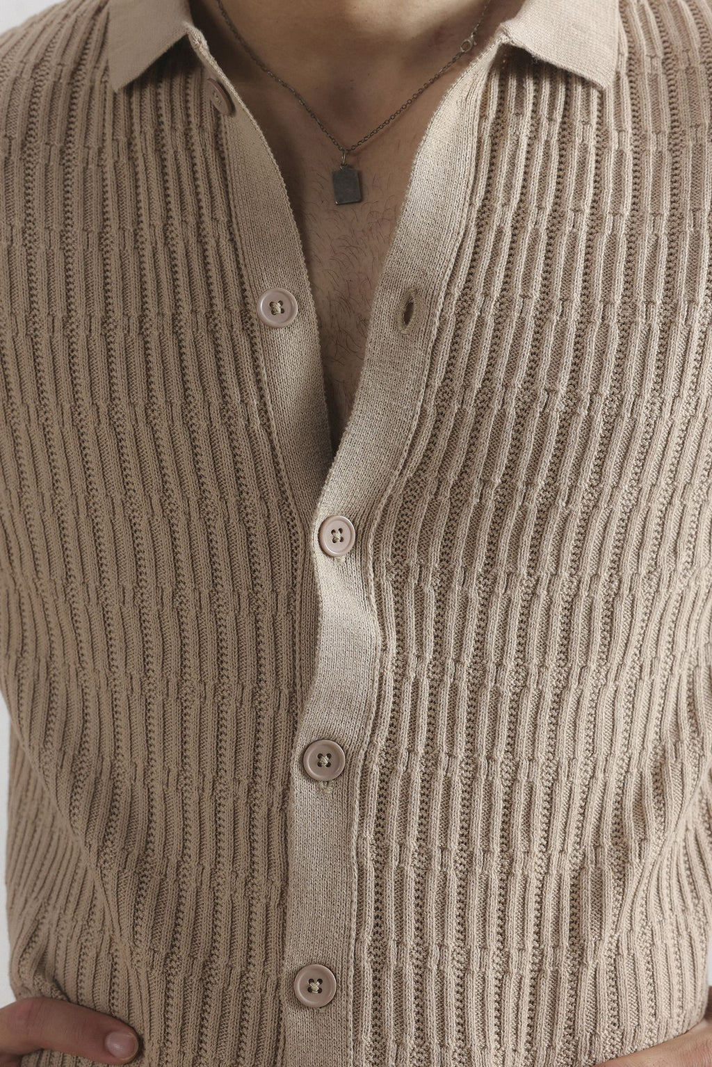 Cable Knit Shirt (MKB-02)