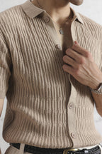 Cable Knit Shirt (MKB-02)