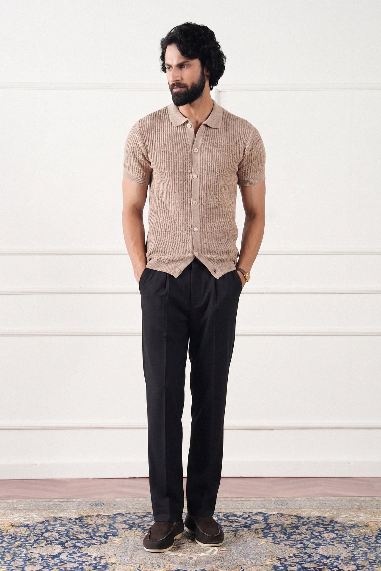 Cable Knit Shirt (MKB-02)