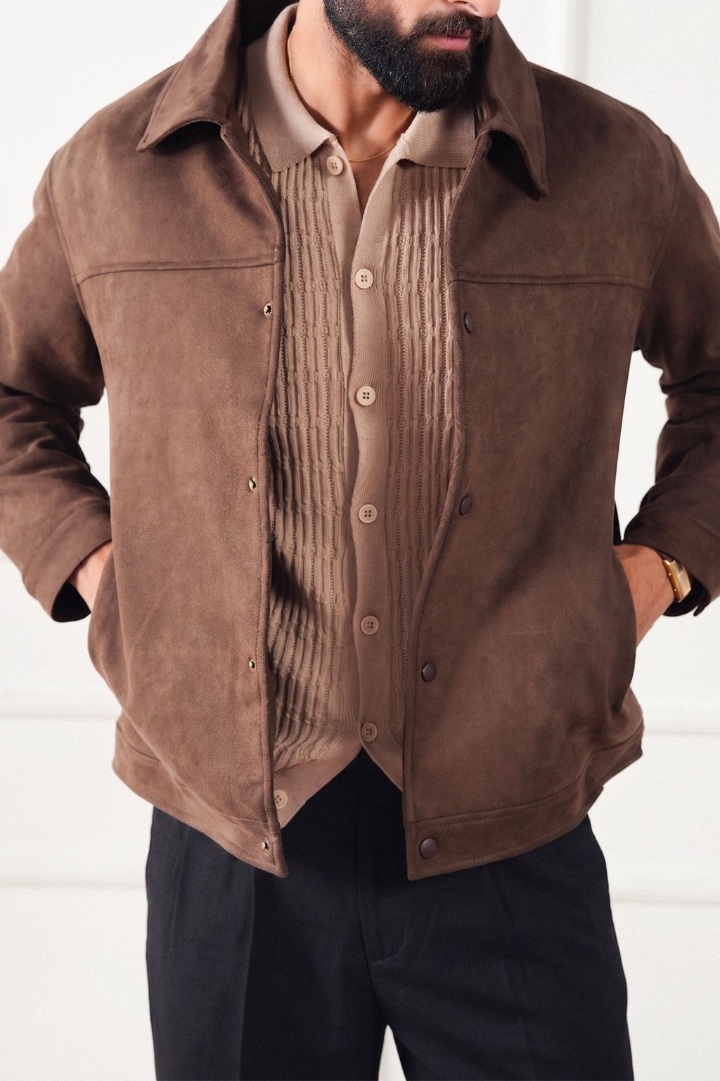 Cable Knit Shirt (MKB-02)