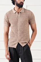 Cable Knit Shirt (MKB-02)