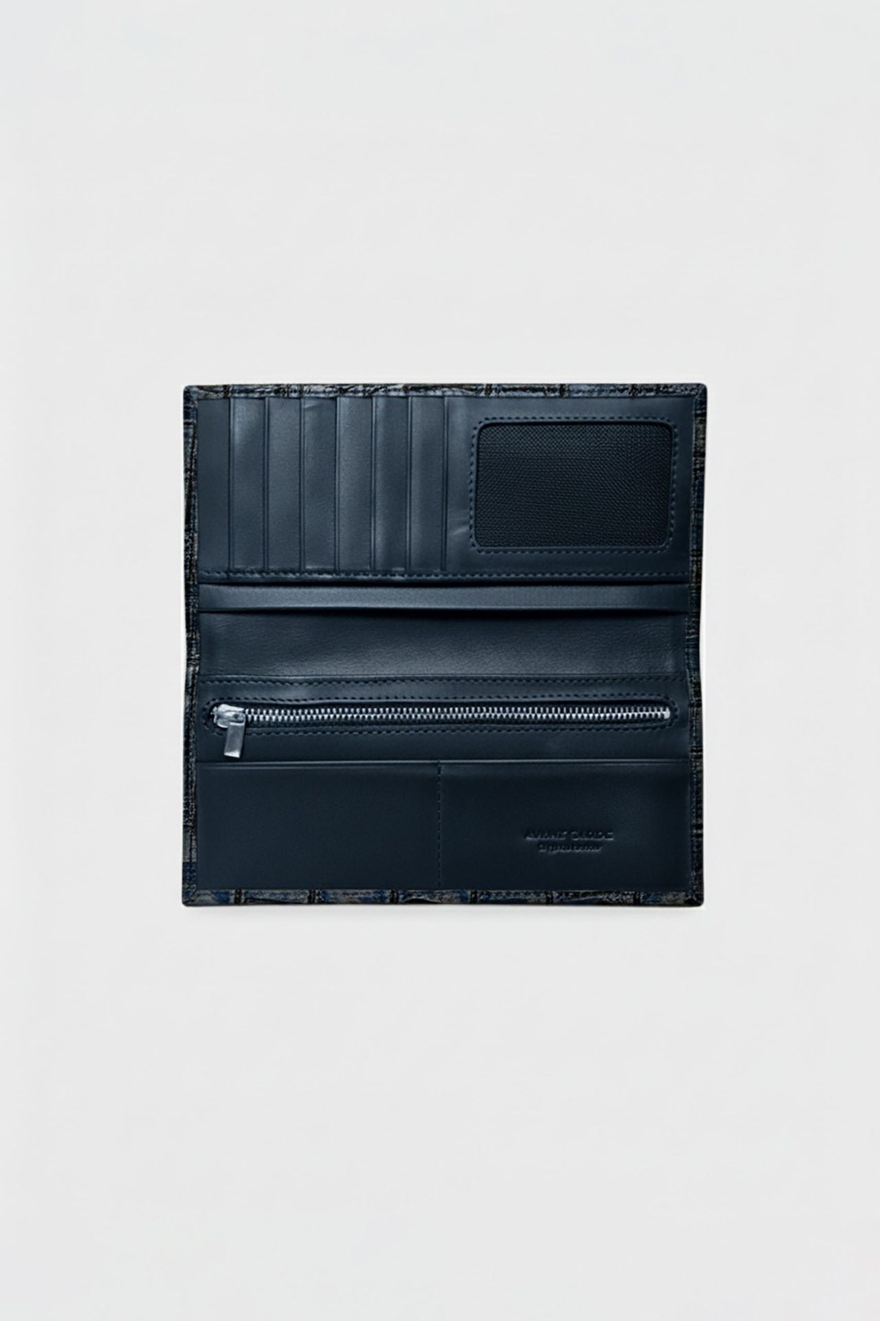 Croc Textured Leather Long Wallet (LW-03)