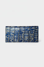 Croc Textured Leather Long Wallet (LW-03)