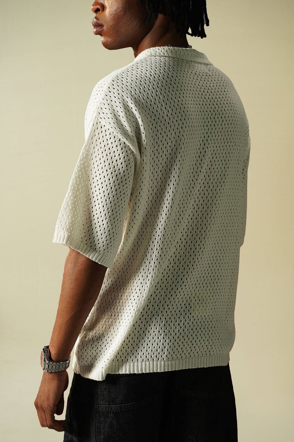 Crochet Knitted Button Down Shirt (KBD-02)
