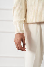 Quarter Zip Knit Sweater (MKZ-02)