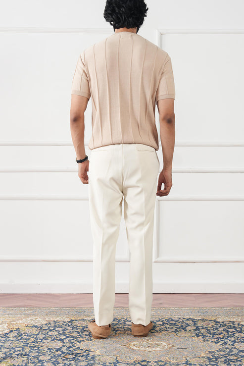 Beige T Shirt for Men