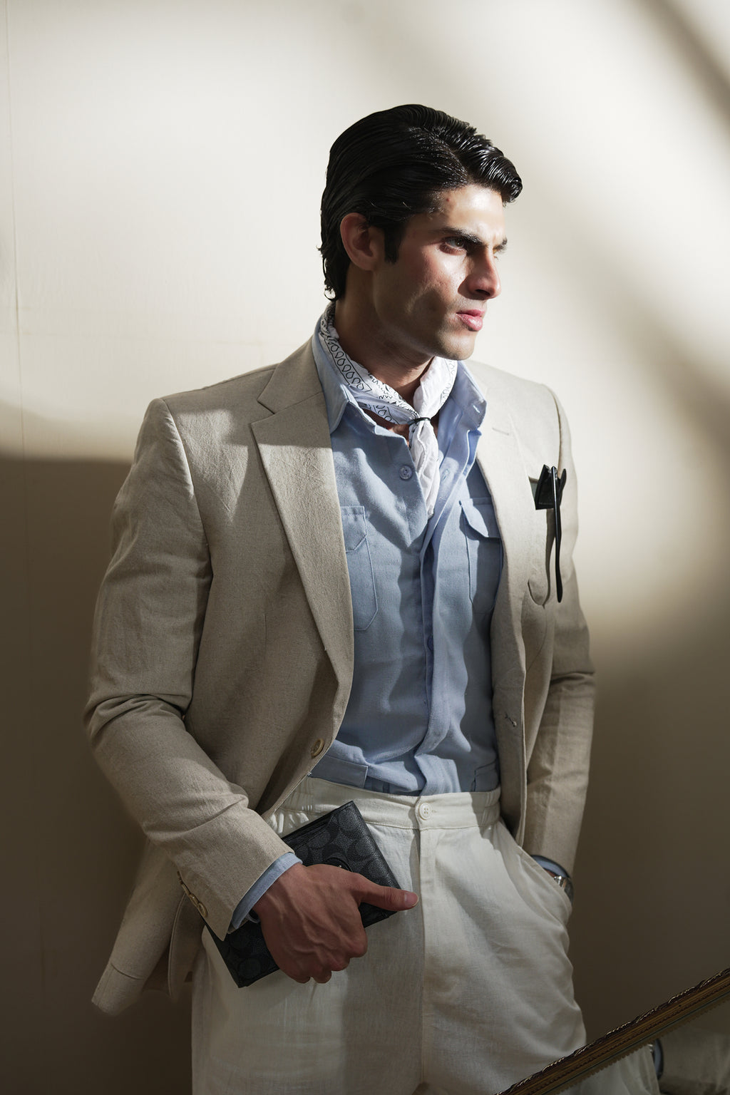 Tailored Linen Blazer (MLB-03)