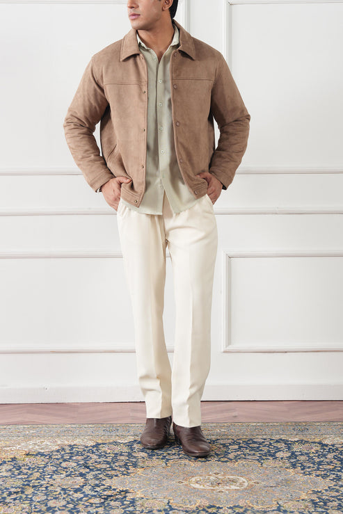 Beige Jacket for Men