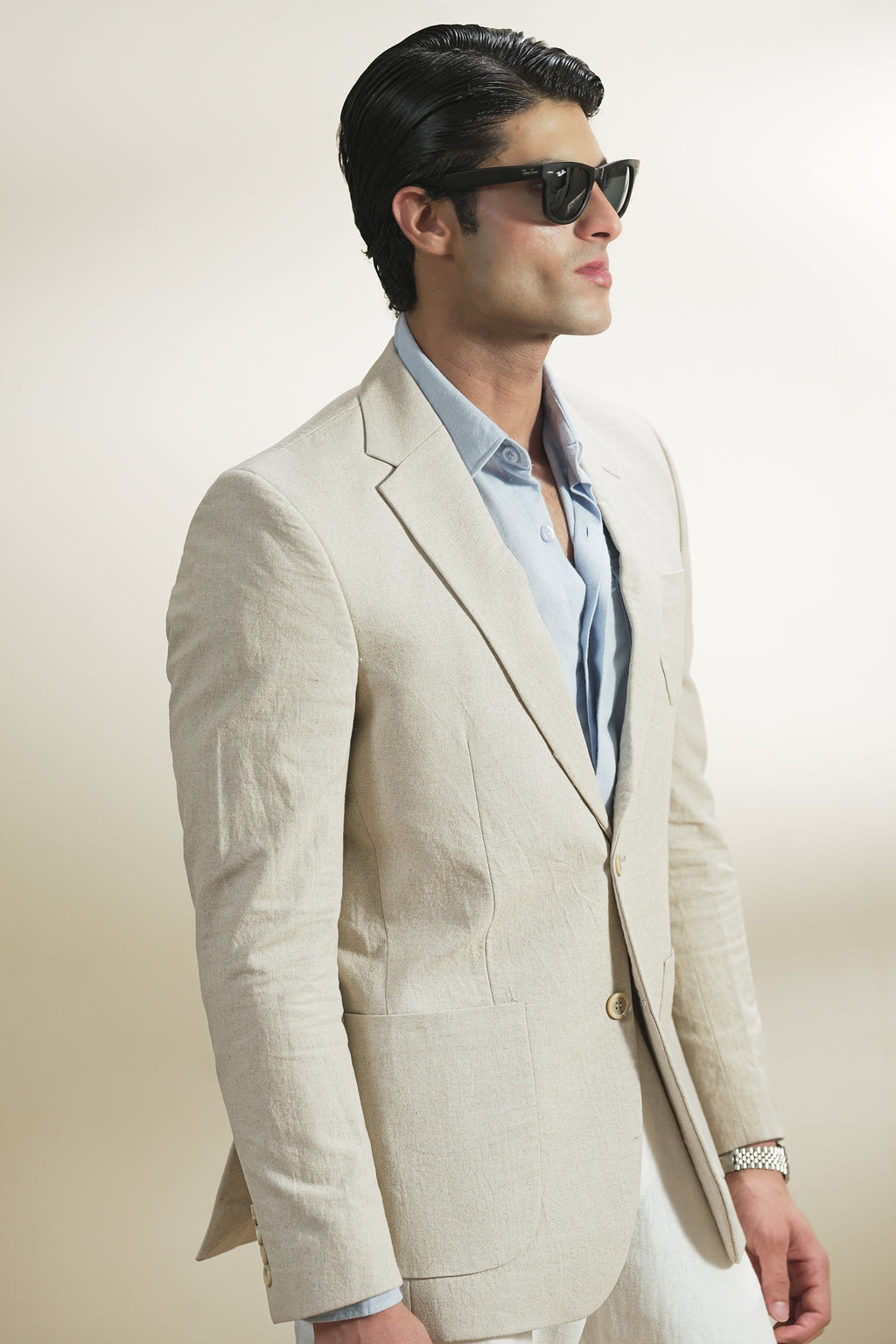 Tailored Linen Blazer (MLB-03)