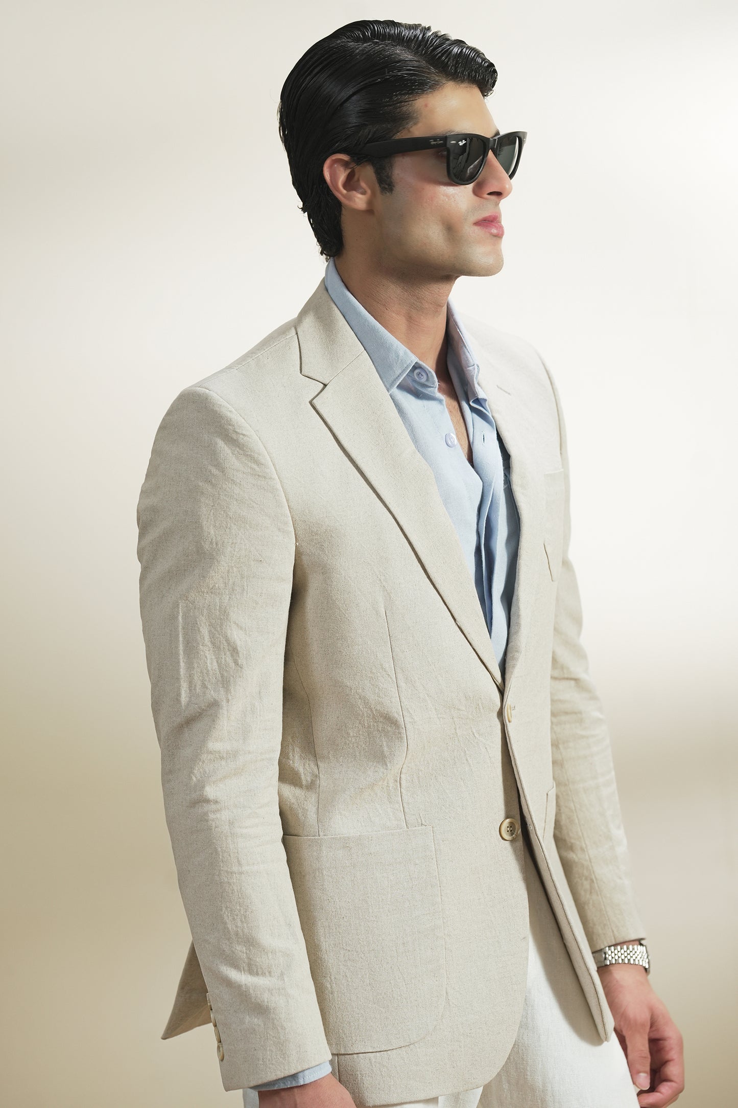 Tailored Linen Blazer (MLB-03)