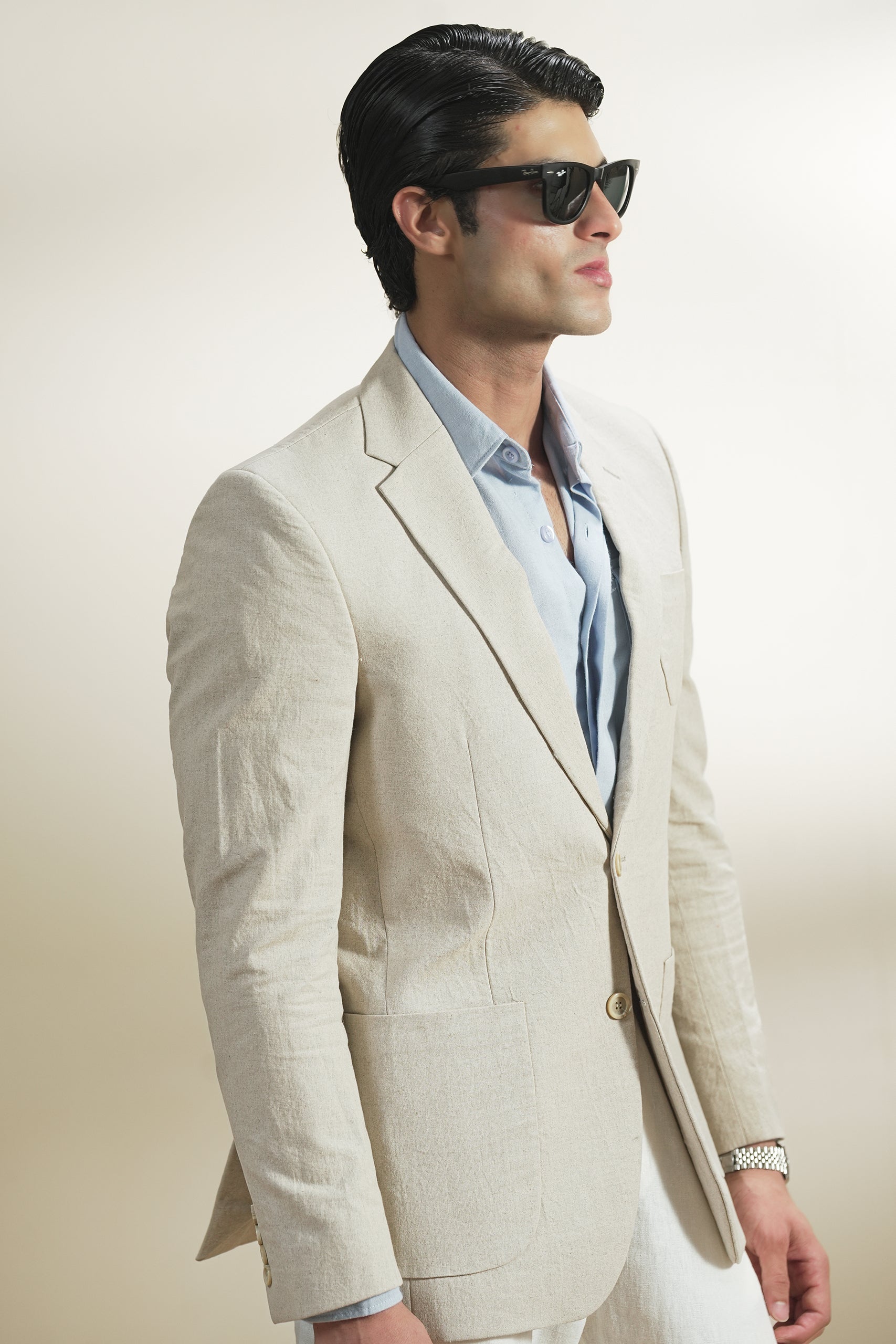 Tailored Linen Blazer (MLB-03)
