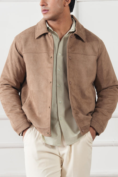 Beige Jacket for Men