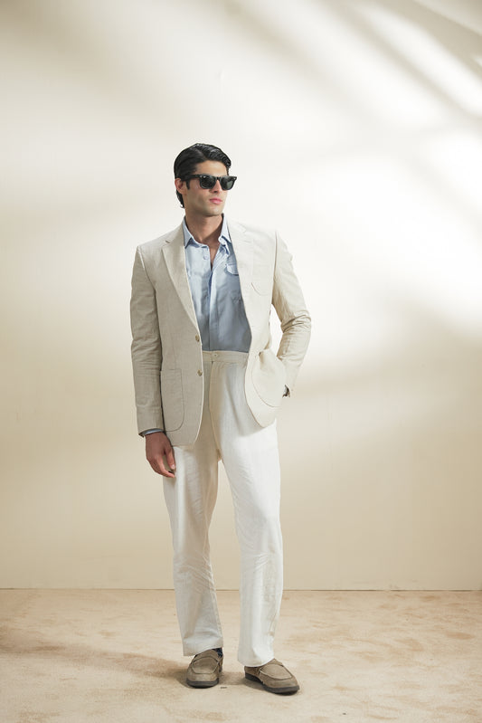 Tailored Linen Blazer (MLB-03)