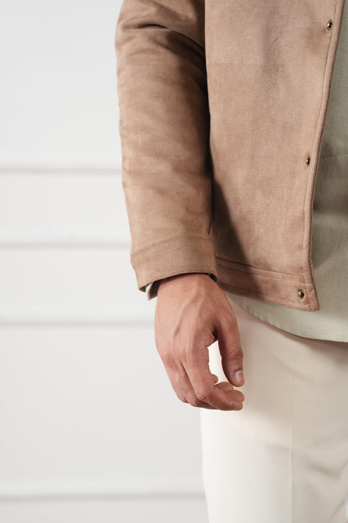 Beige Jacket for Men