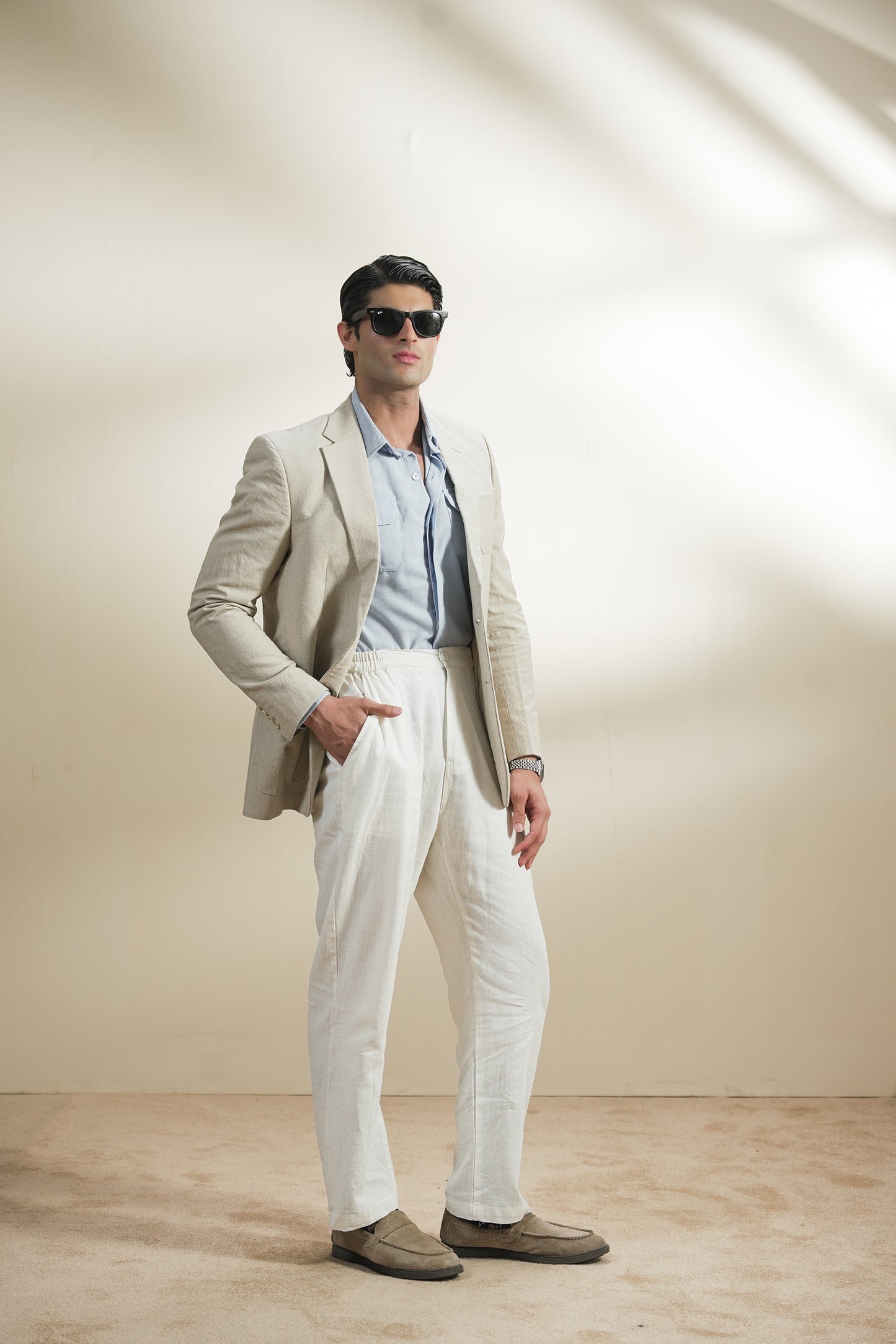 Tailored Linen Blazer (MLB-03)