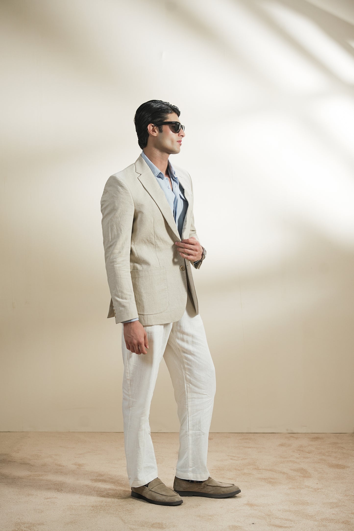 Tailored Linen Blazer (MLB-03)