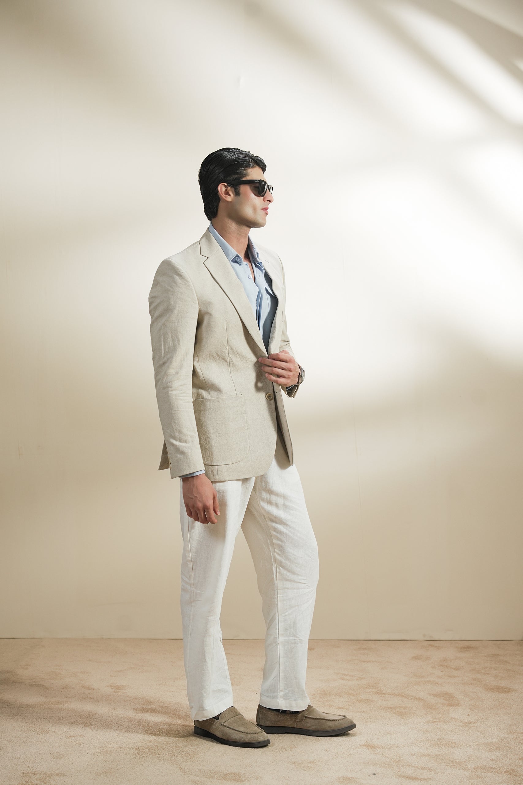 Tailored Linen Blazer (MLB-03)