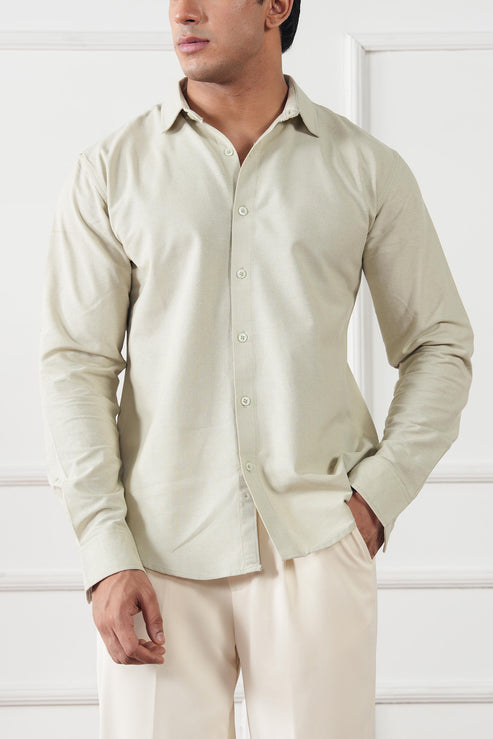 Light grey Casual Shirt for Men