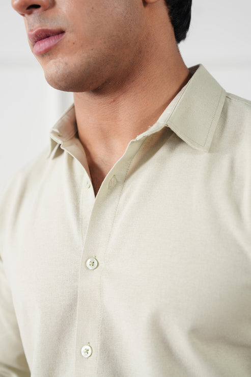 Light grey Casual Shirt for Men