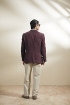 Pinstripe Linen Blazer (MLB-05)