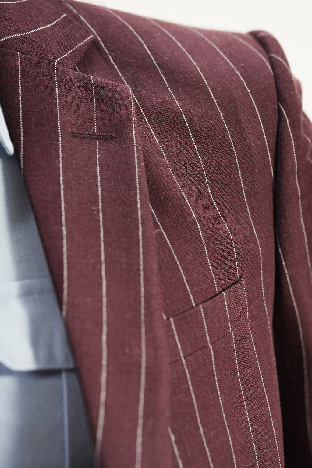 Pinstripe Linen Blazer (MLB-05)