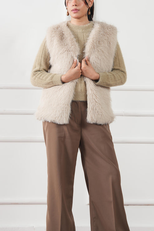 Cream Jacket for Women