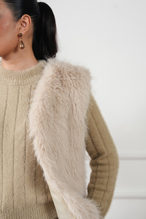 Cream Jacket for Women