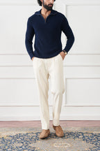 Quarter Zip Knit Sweater (MKZ-01)