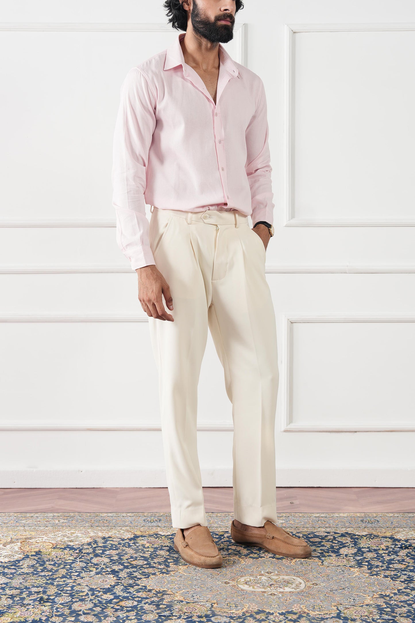 Textured Regular Fit Shirt (MCS-02)