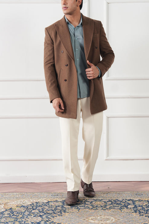 Teal Casual Shirt for Men