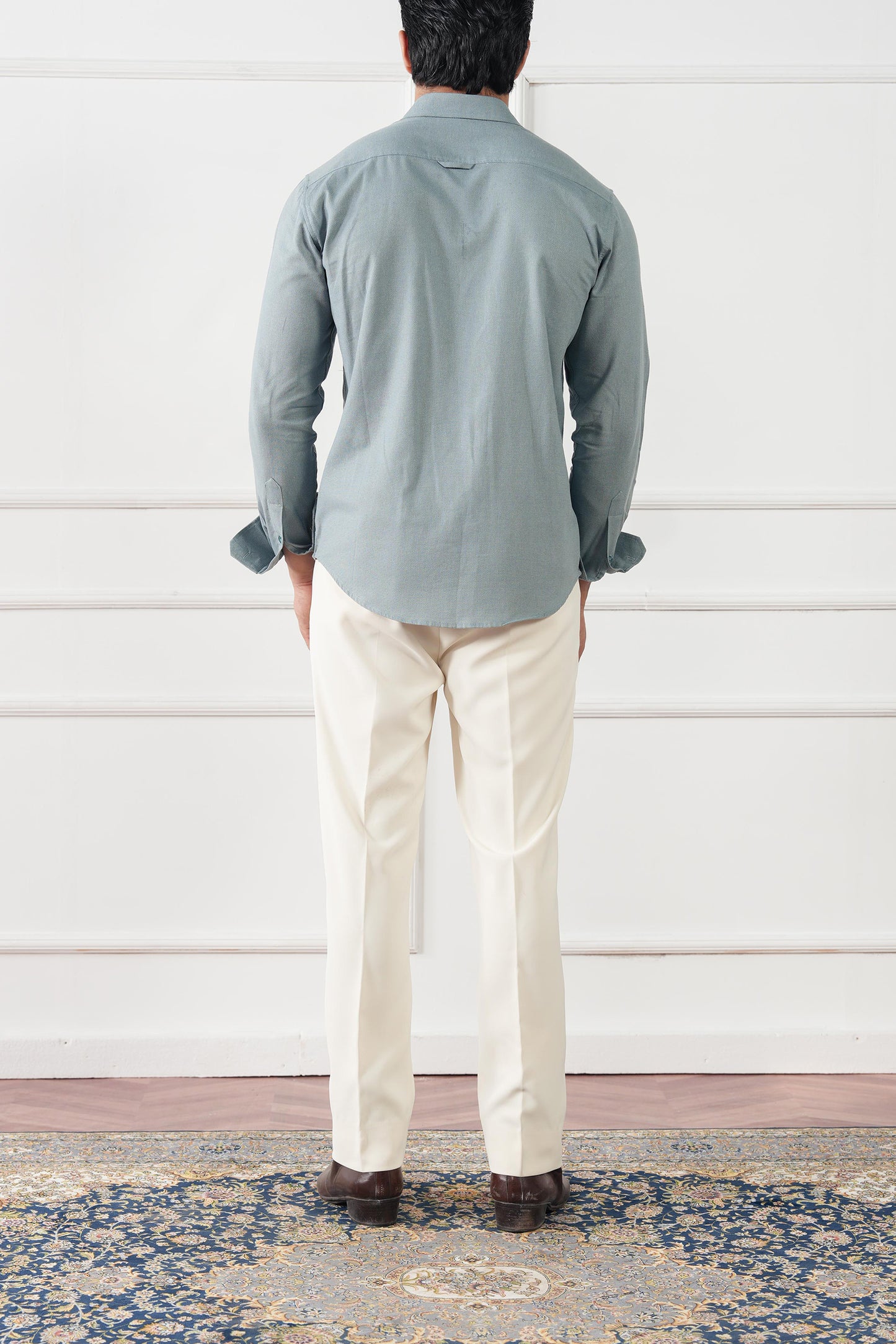 Textured Regular Fit Shirt - (MCS-09)