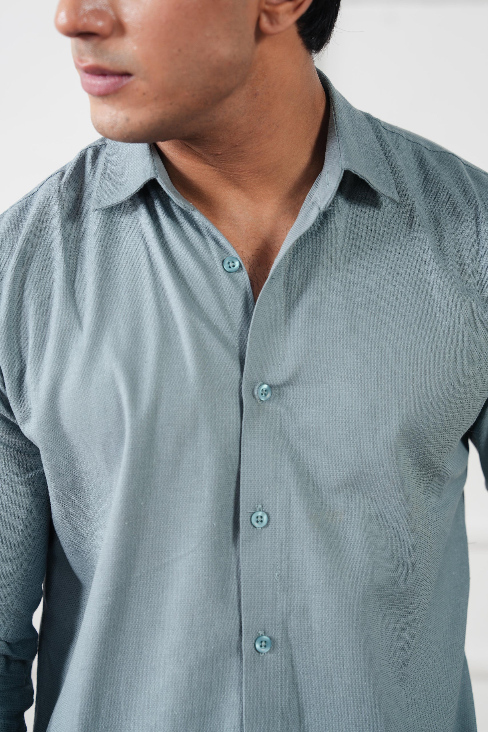 Textured Regular Fit Shirt - (MCS-09)