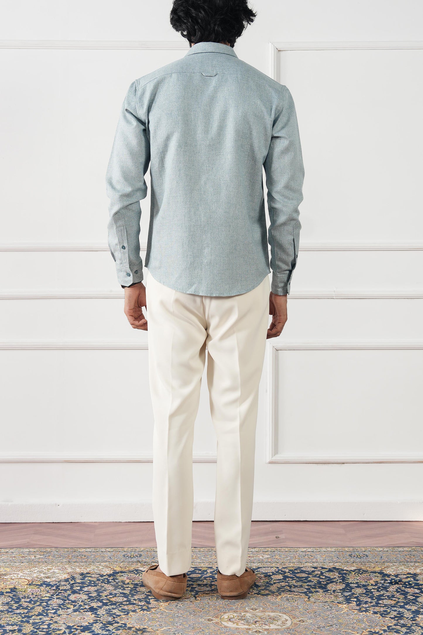 Textured Regular Fit Shirt - (MCS-12)