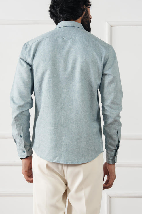 Sky blue Casual Shirt for Men