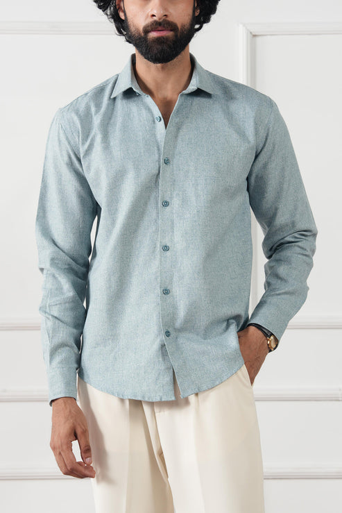 Sky blue Casual Shirt for Men