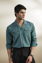 Double Pocket Linen Shirt (MCS-06)