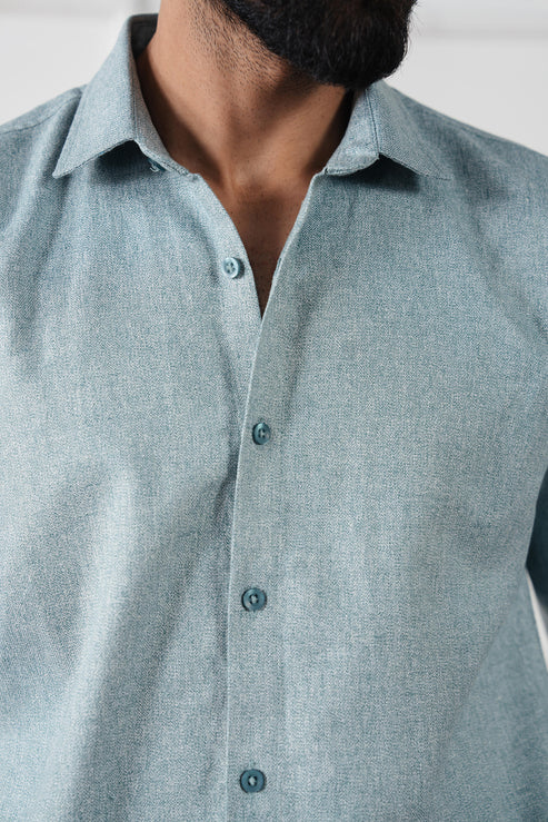 Sky blue Casual Shirt for Men