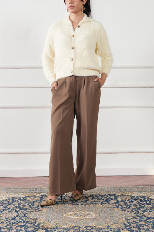 Cream Sweater for Women