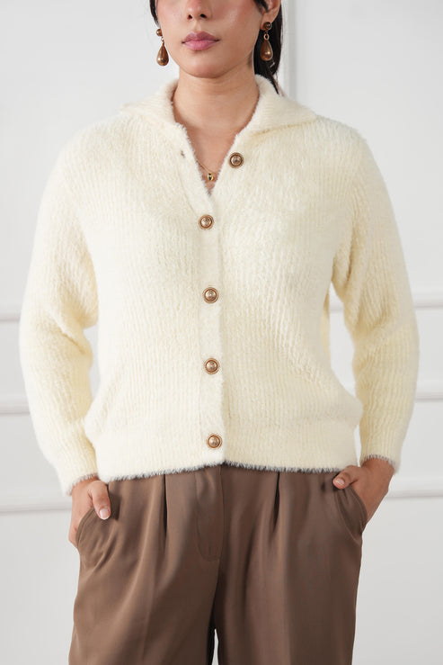 Cream Sweater for Women