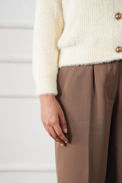 Cream Sweater for Women