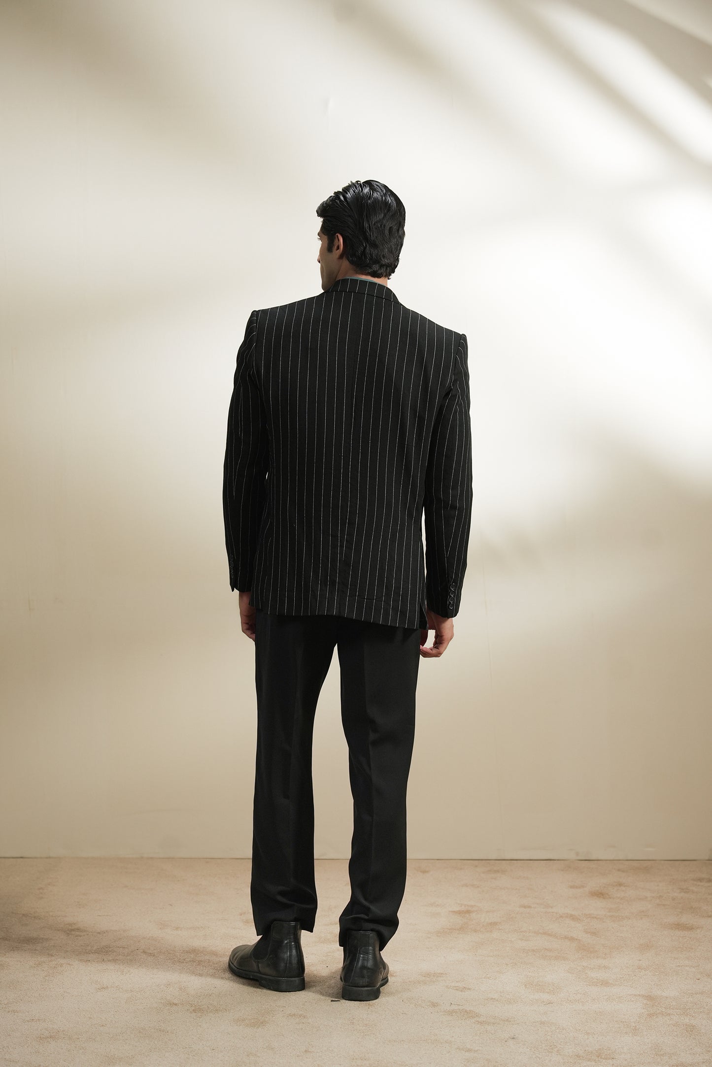 Pinstripe Linen Blazer (MLB-06)