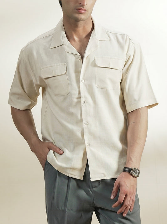Safari Cuban Linen Shirt (MCS-11)